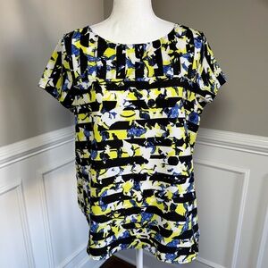 Peter Pilotto For Target Printacular Womens Large Abstract
Striped Blouse